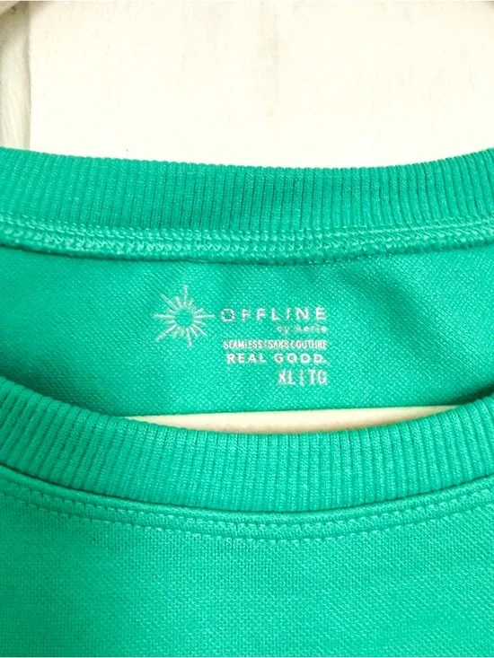 OFFLINE by Aerie Sidewalk Seamless Cropped T-Shirt - Picture 2 of 6